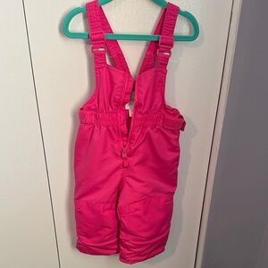 Cat and Jack Pink Snow Bib Overalls
